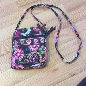 Vera Bradley Cross Body Bag Mod Floral Pink